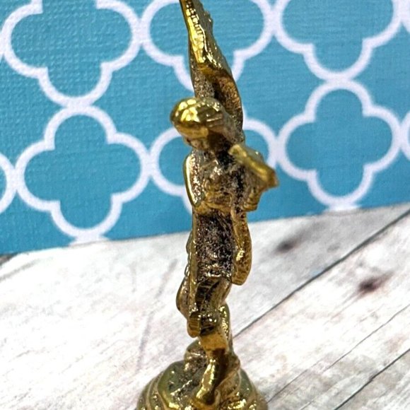 Archangel Saint Michael Statue Bronze Figurine Small Figure Religious Item | Sai - Picture 4 of 7